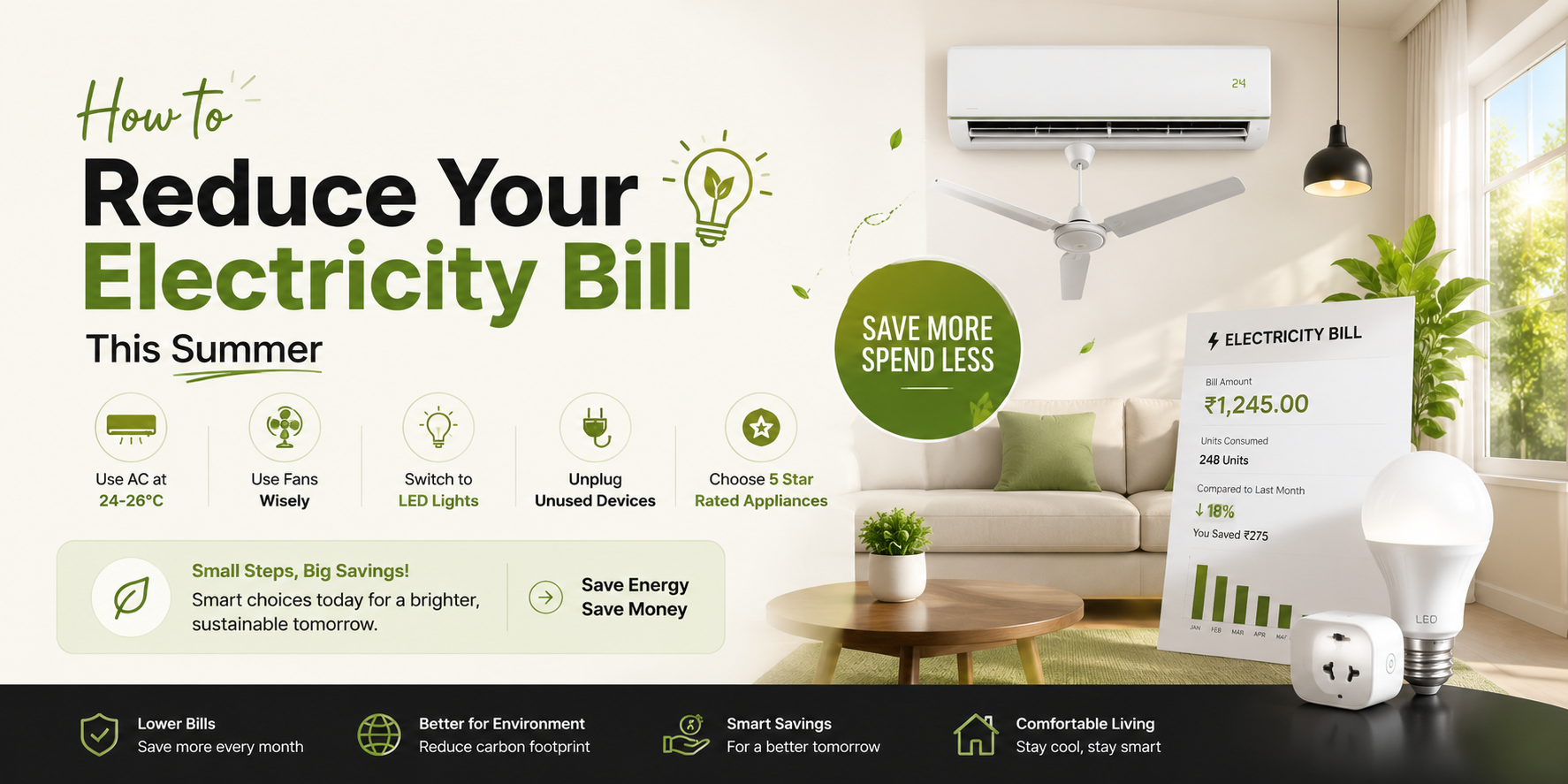 How to Reduce Your Electricity Bill This Summer