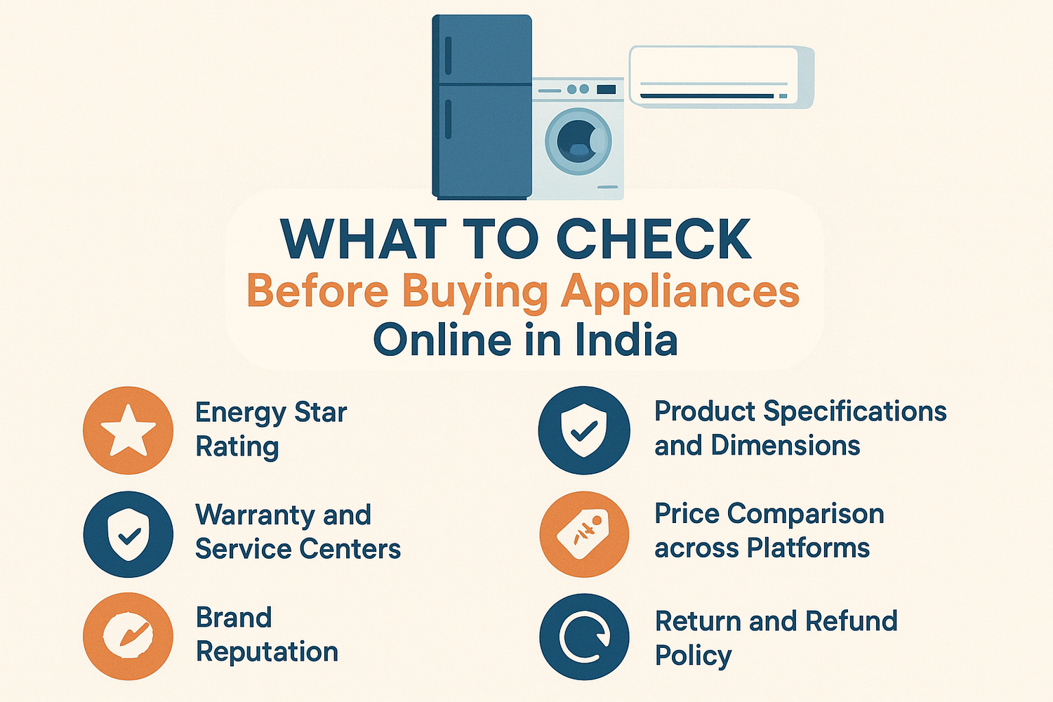 What to Check Before Buying Appliances Online in India?