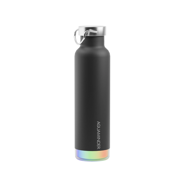 #Color Black Aquaminder Thames+Smart Water Bottle