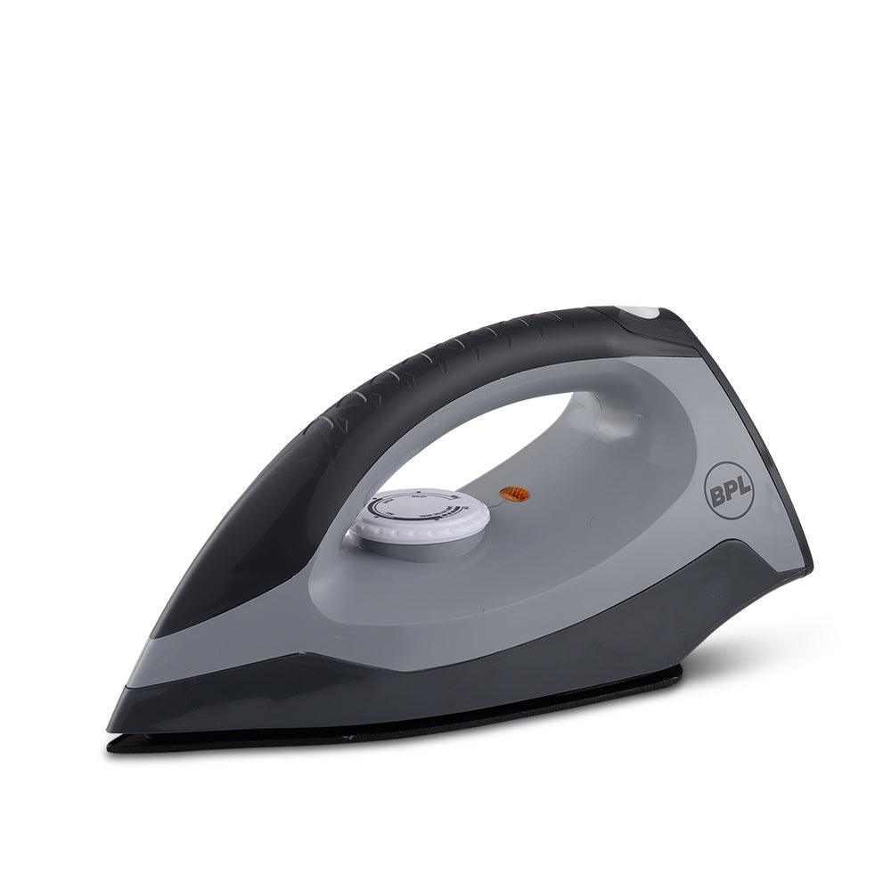 BPL BDIP11011 Dry Iron – 1000W, Grey, Non-Stick Soleplate