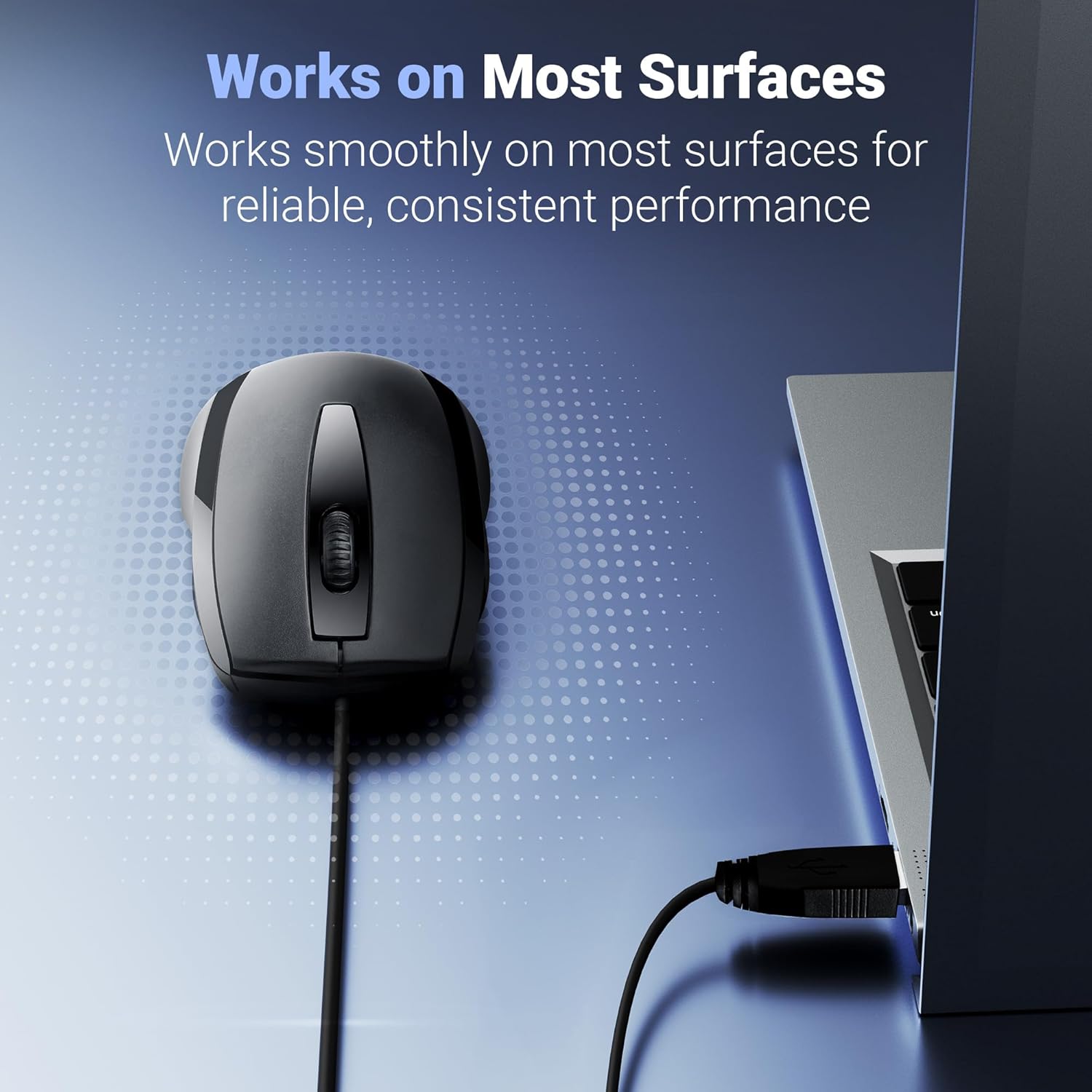 Zebronics Zeb-Alex Wired USB Optical Mouse|1200 DPI High Precision Mouse