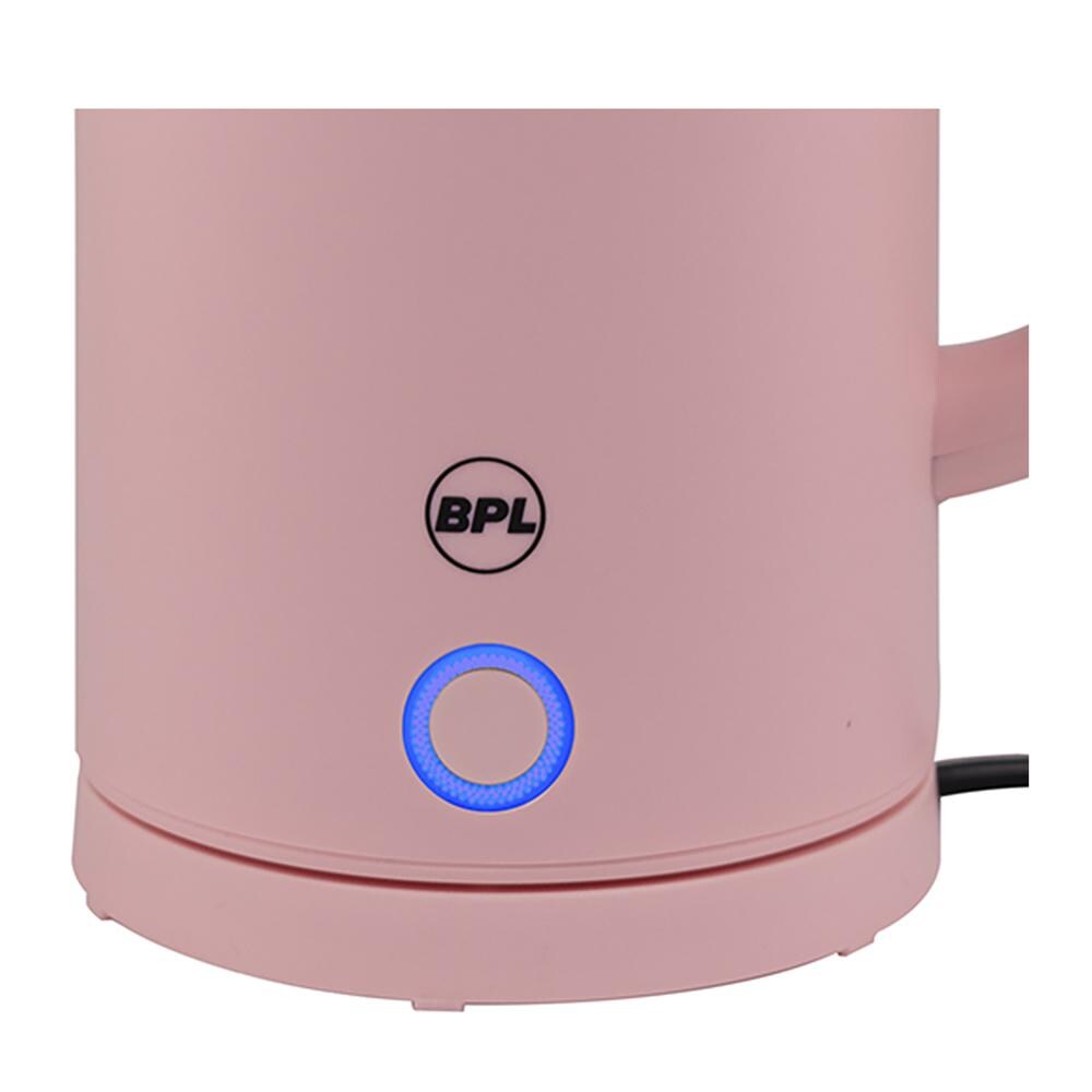 BPL 1.6L 1200W Electric Kettle, 100 Percent Detachable Lid for easy cleaning, Blue LED Indicator Light, Cool Touch Body, Dry Boil Protection, Auto Shut off, 2 Years Warranty