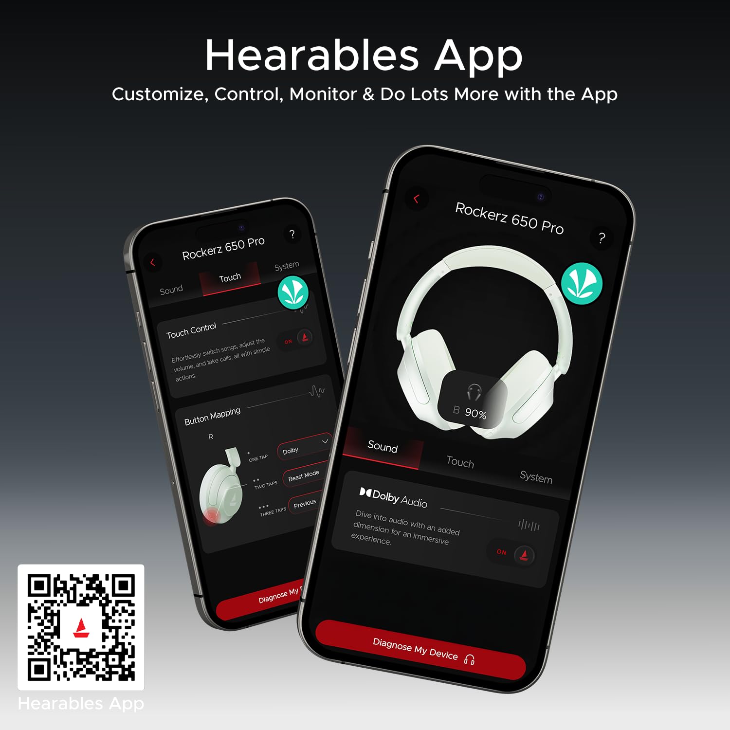 COSMIC BLACK boAt Rockerz 650 Pro