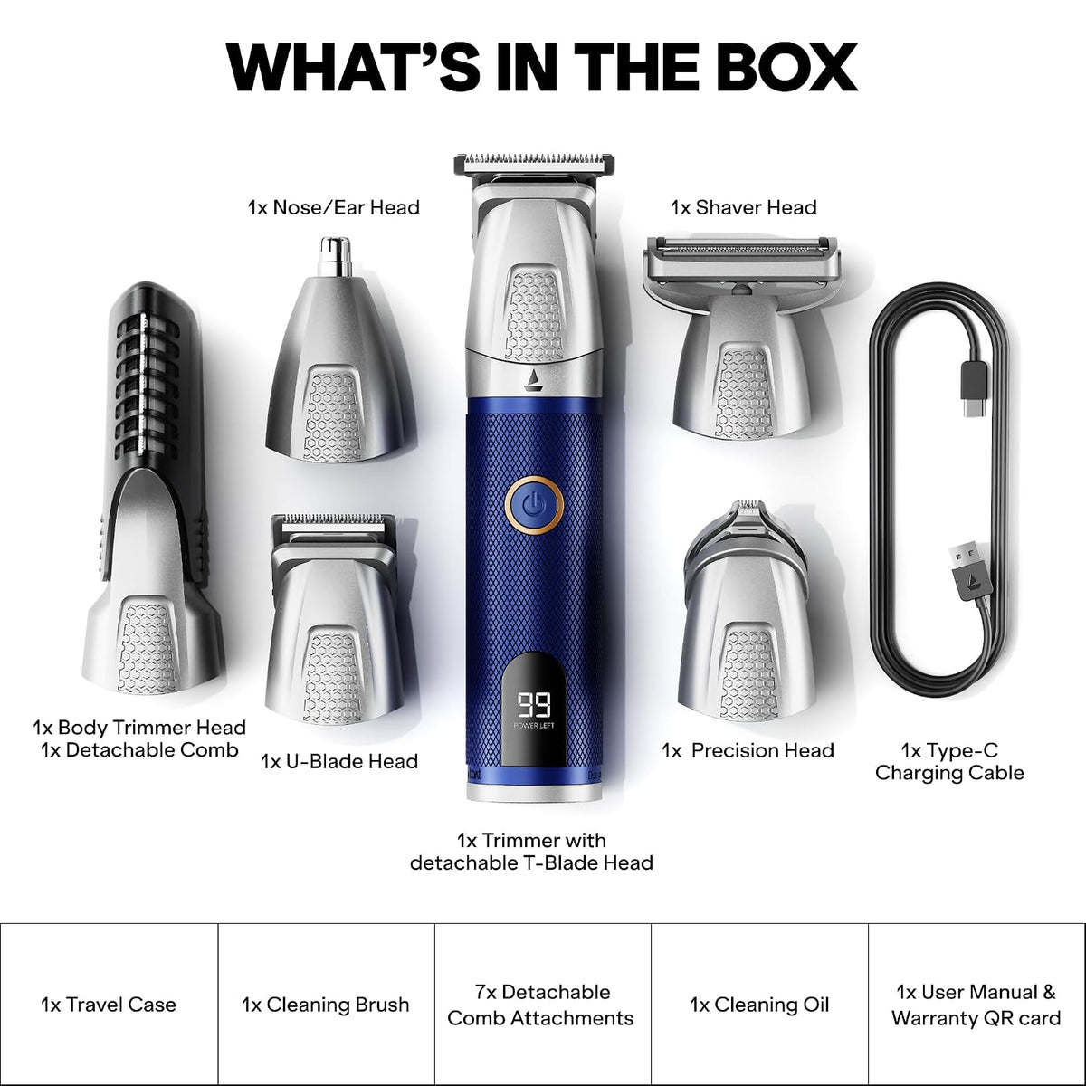 boAt Slazer K100 Pro 15-in-1 Grooming Kit Saral Traders