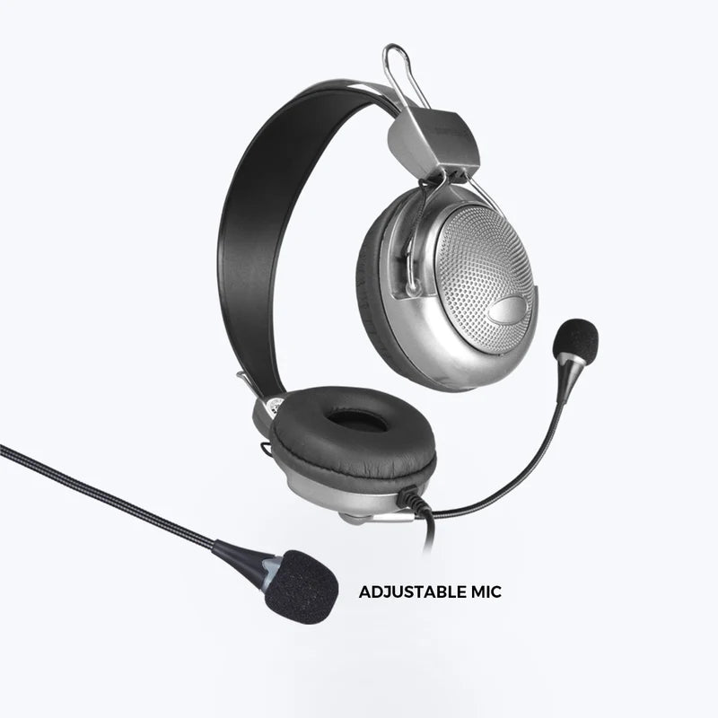 Zebronics Headphone USB Mic Supreme with 40mm drivers