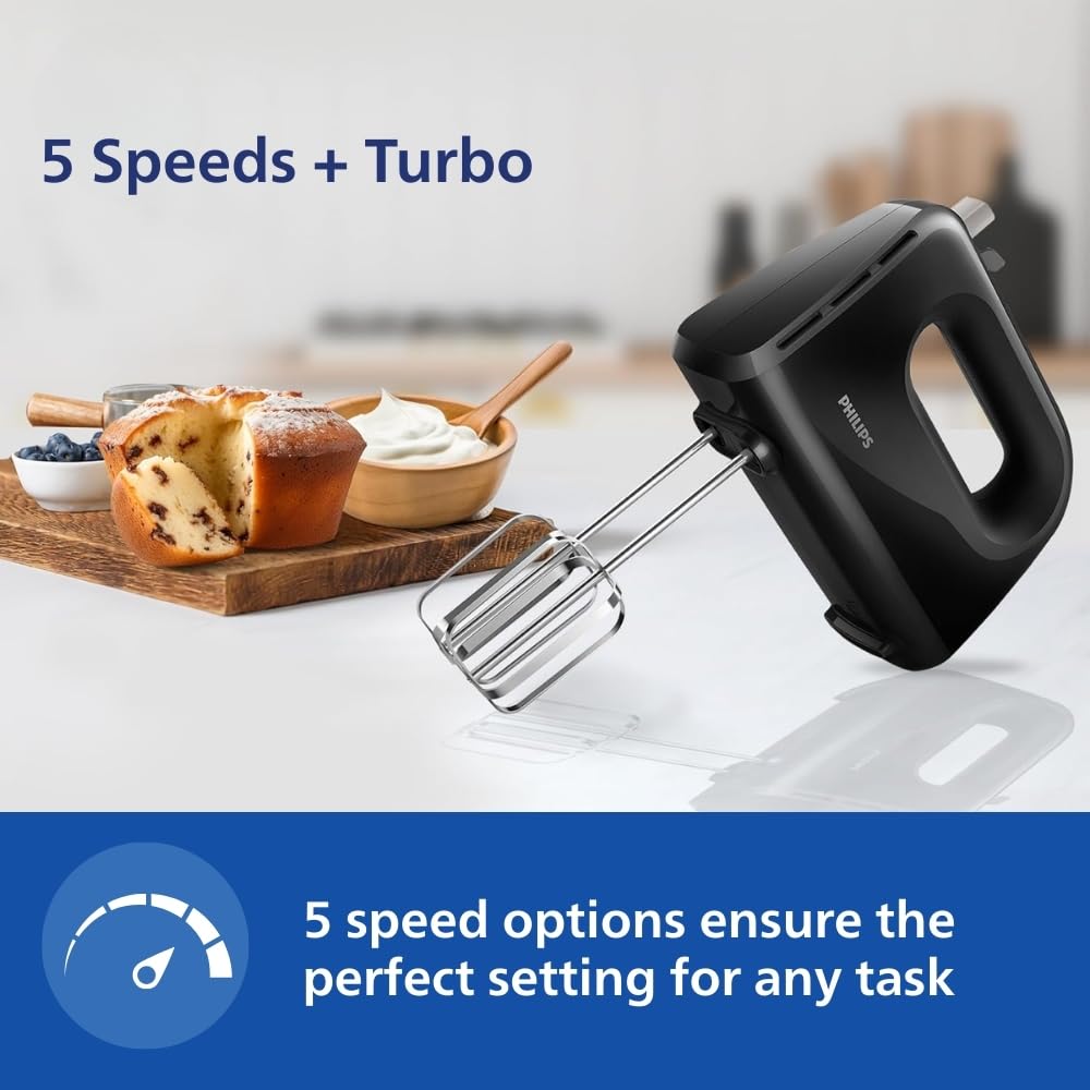 Philips Hand Mixer HR3705/10 300W 5 Speed