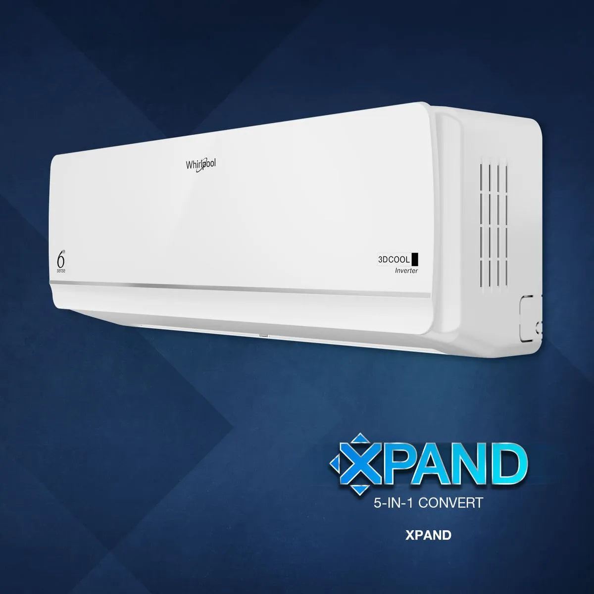 Whirlpool 3DCool Pro 1.5T 3 Star Inverter Split Air Conditioner - 2025 Model(41486/42458)