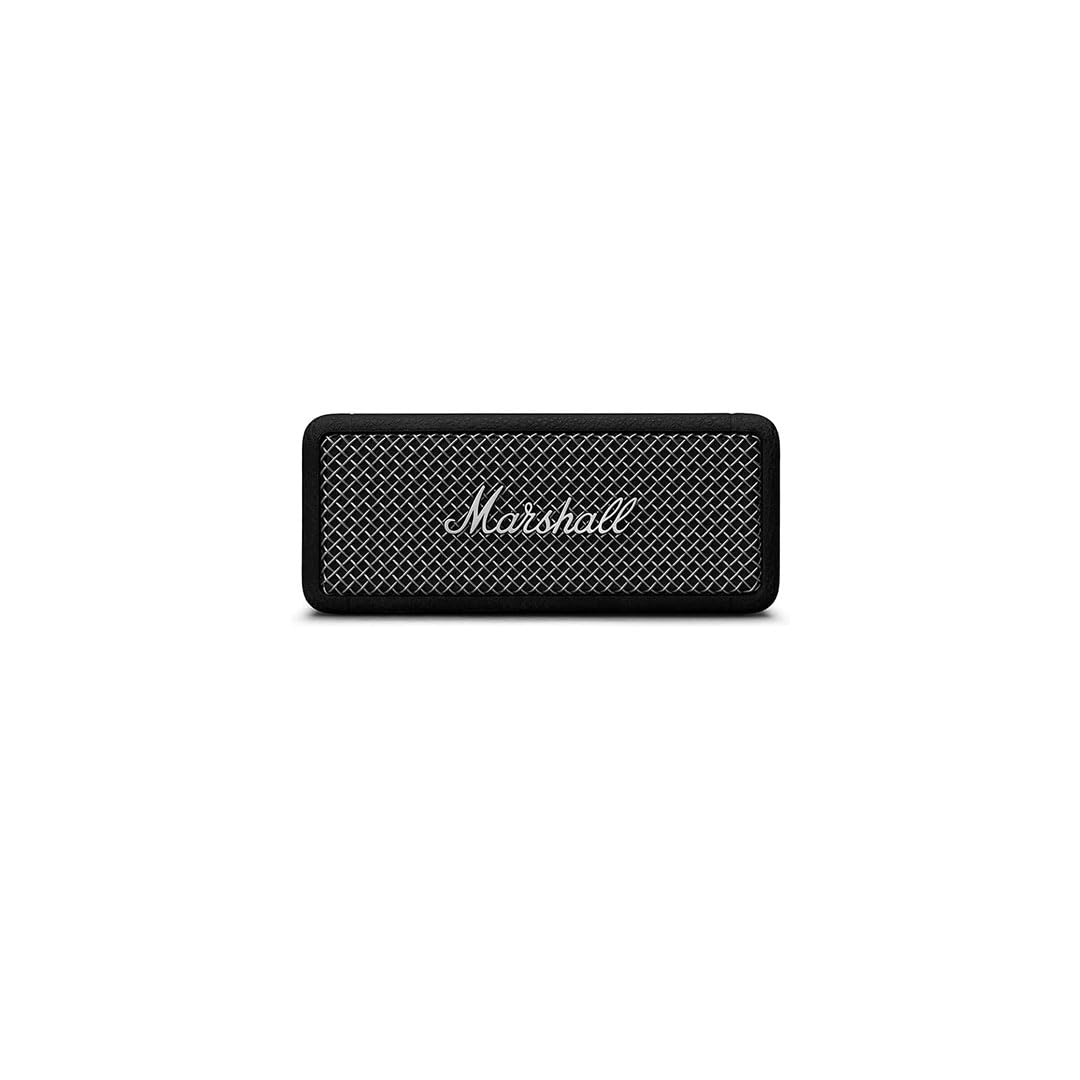 Marshall Emberton II Compact Portable Bluetooth Speaker with 30+ Hours of Playtime- (360° Sound)- Dust & Waterproof (IP67) Black & Brass