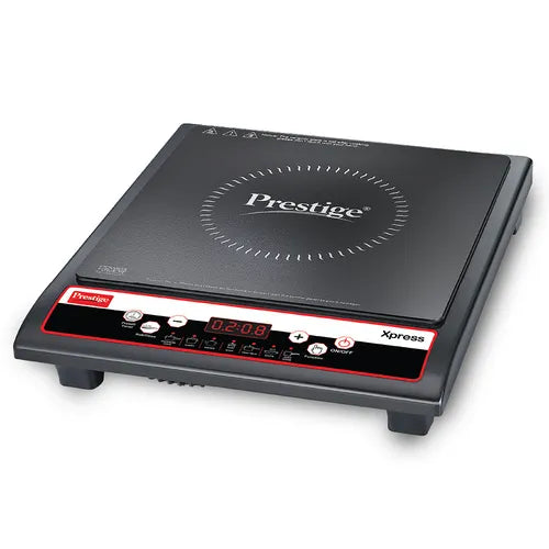 Prestige Xpress 1200W Induction Cooktop best of 2026 compact induction cooktop with micro crystal glass plate and digital controls