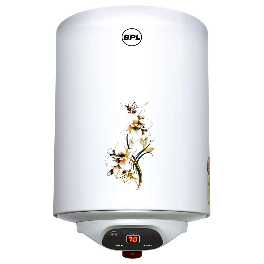 BPL BWHSMV00825KDD5 25 litre water heater with digital display and 10 year tank warranty and free standard installation and connecting pipes