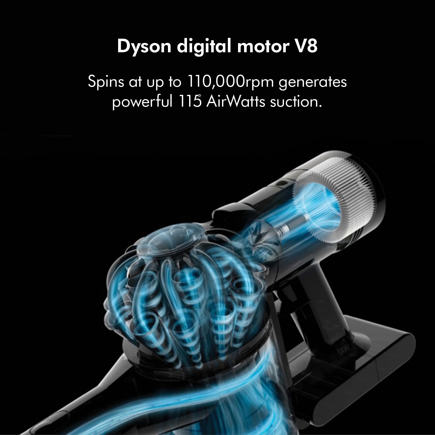 Dyson V8 Absolute Cord-Free Vacuum Cleaner- Grey