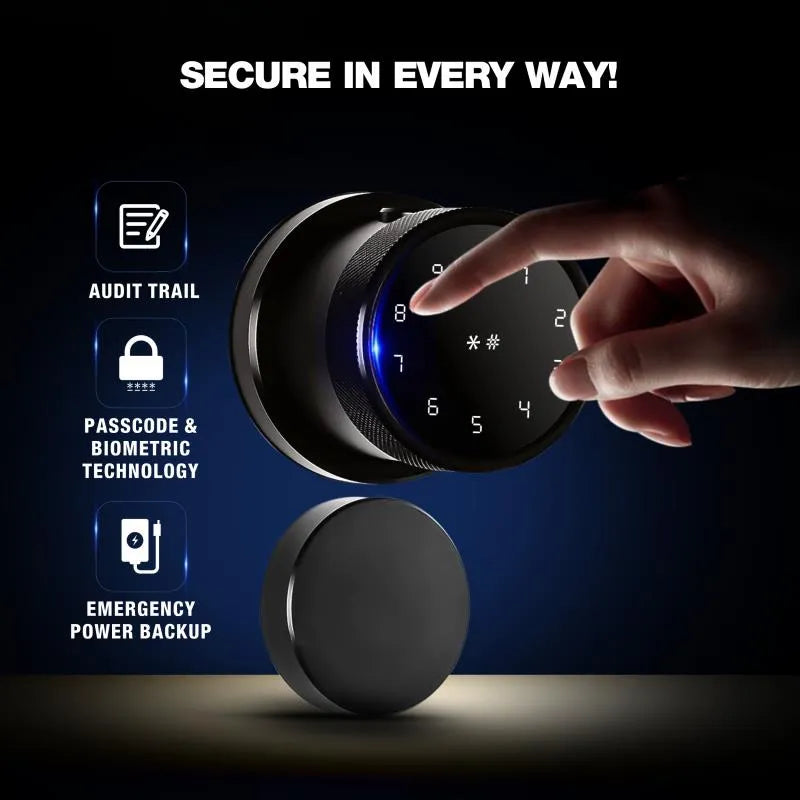 Black Smart Bluetooth Internal Lock