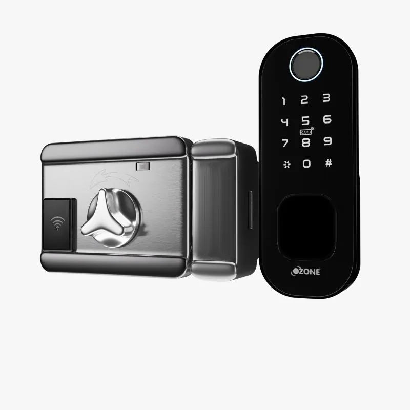 Black Smart Wi-Fi Rim Lock