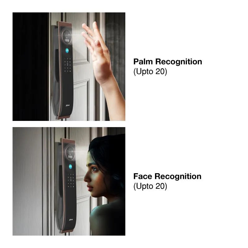 3D Facial and Palm Recognition