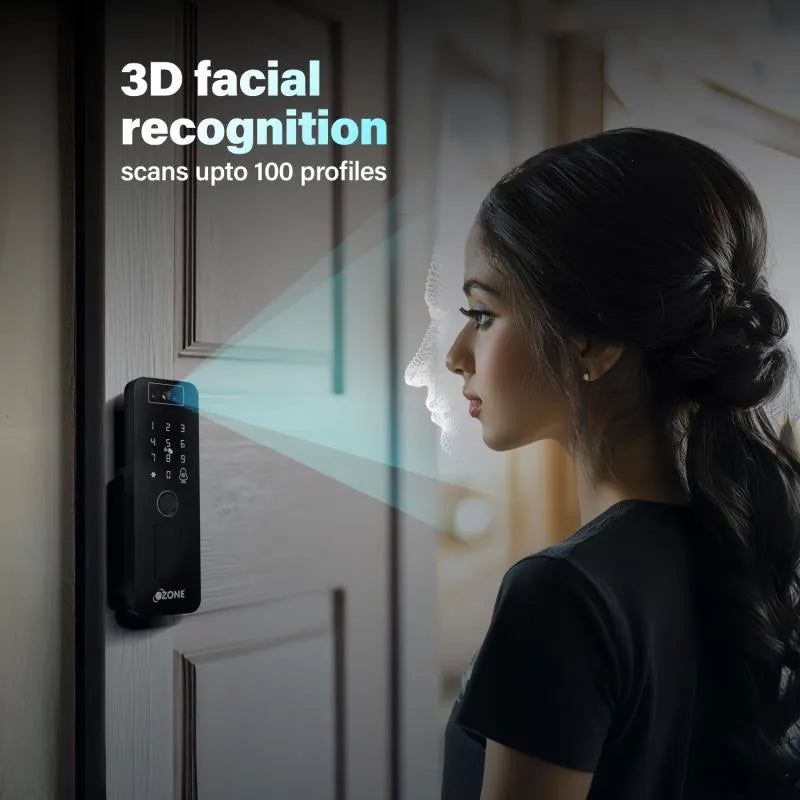 3D Facial Recognition Rim Lock