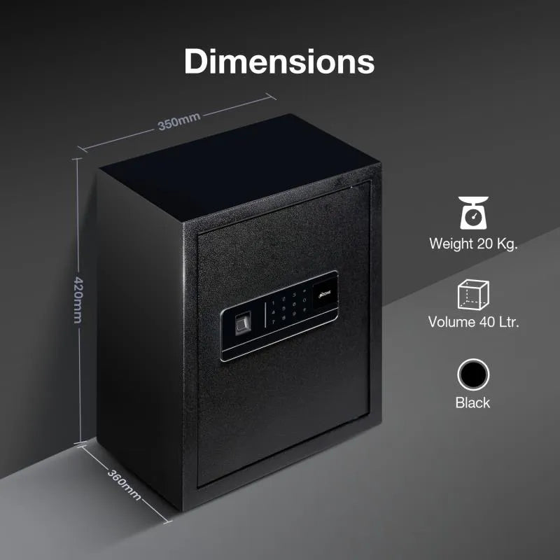 Ozone 40 Litres Wi-Fi Safe Locker