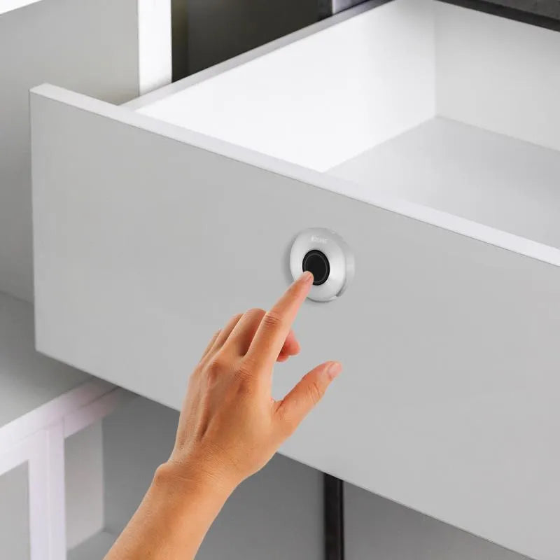 Satin Nickel Furniture Lock