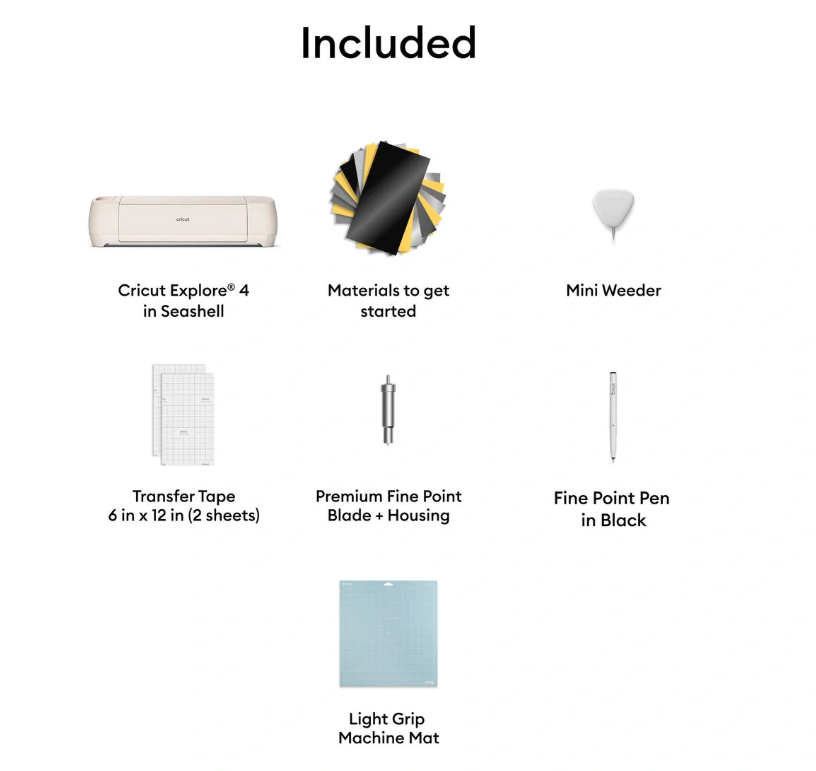 Cricut Explore 4 Smart Cutting Machine (Seashell) β DIY Craft Cutter