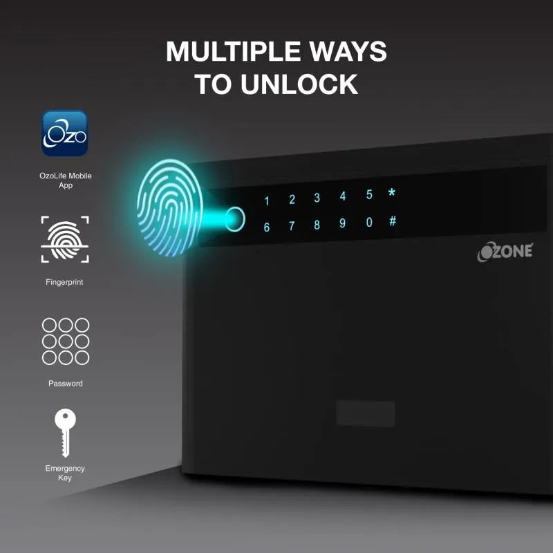 Ozone 20 Litres Wi-Fi Safe Locker