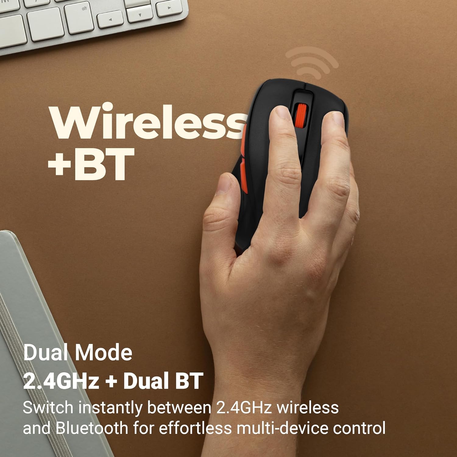 ebronics Zeb-Curve Wireless Optical Mouse with Nano Receiver