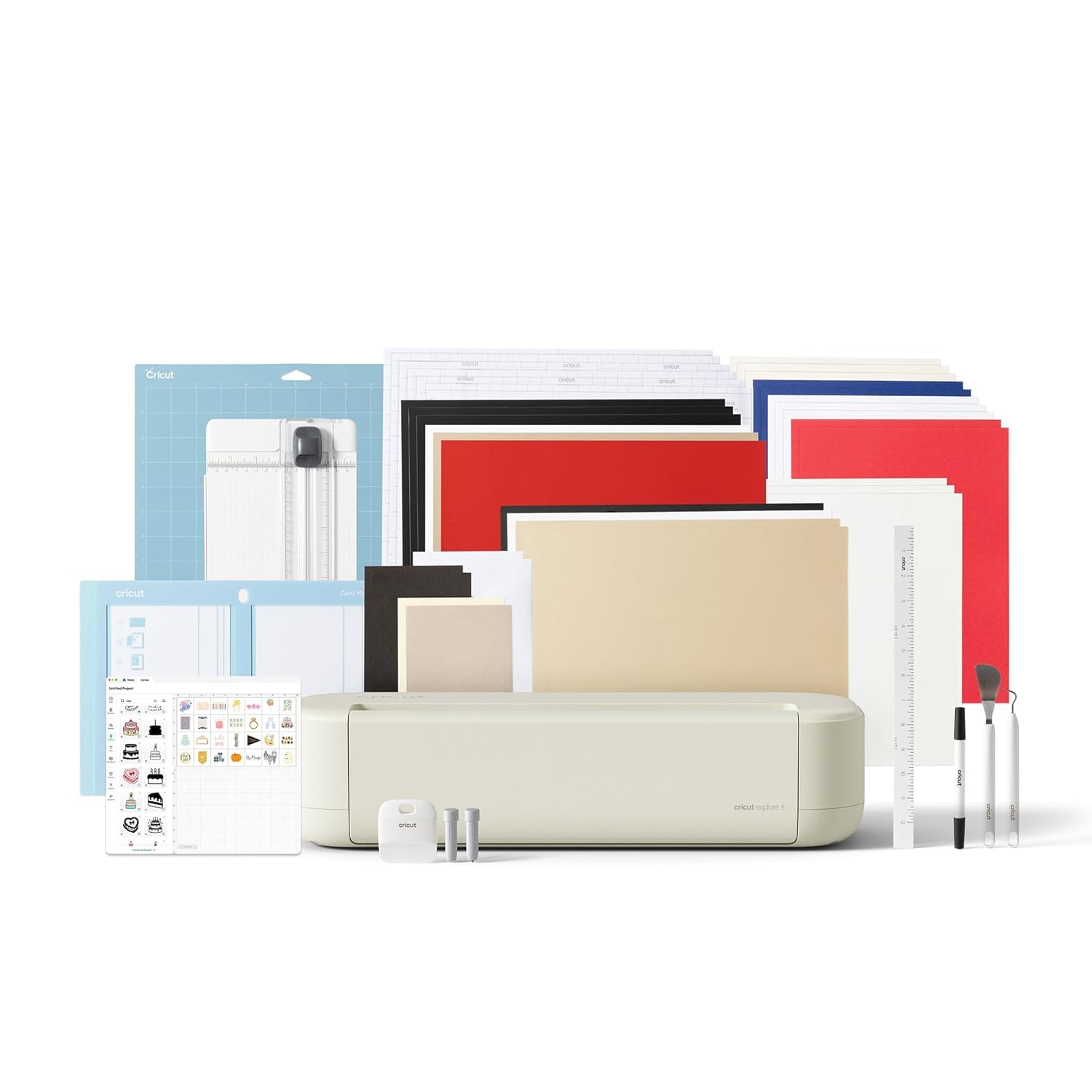 Cricut Explore 5 Essential Bundle Smart Cutting Machine