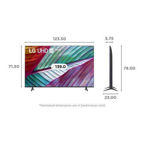 LG UHD TV UR75 139 cm (55) 4K Smart TV | WebOS | ThinQ AI | 4K Upscaling
