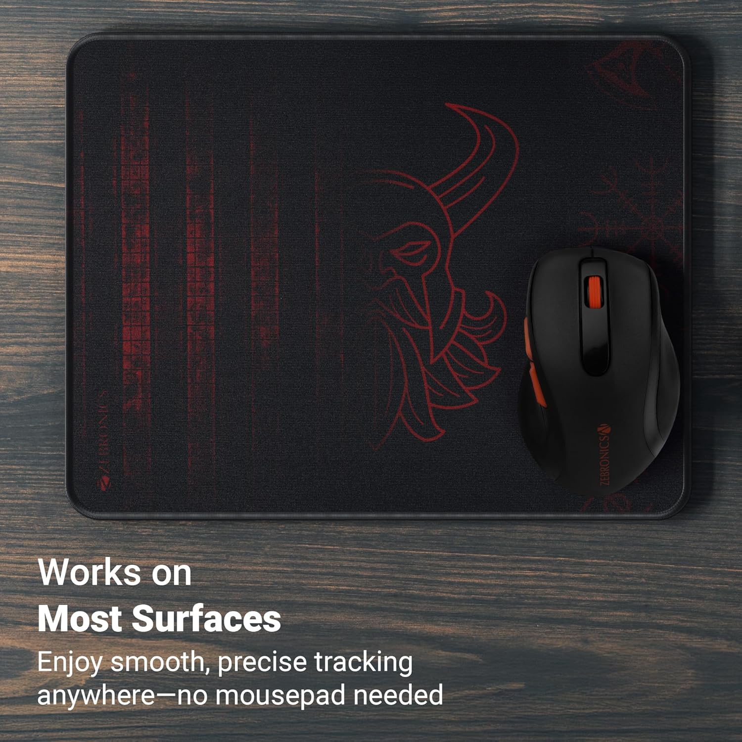 ebronics Zeb-Curve Wireless Optical Mouse with Nano Receiver