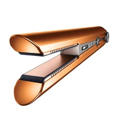 Dyson Corrale™ Straightener | 30 min cord-free | Universal voltage | Travel-friendly | Smooth & shiny hair | 50% less heat damage | Intelligent control | Flexing copper plates | Airplane mode | For all hair types | 2-year warranty.