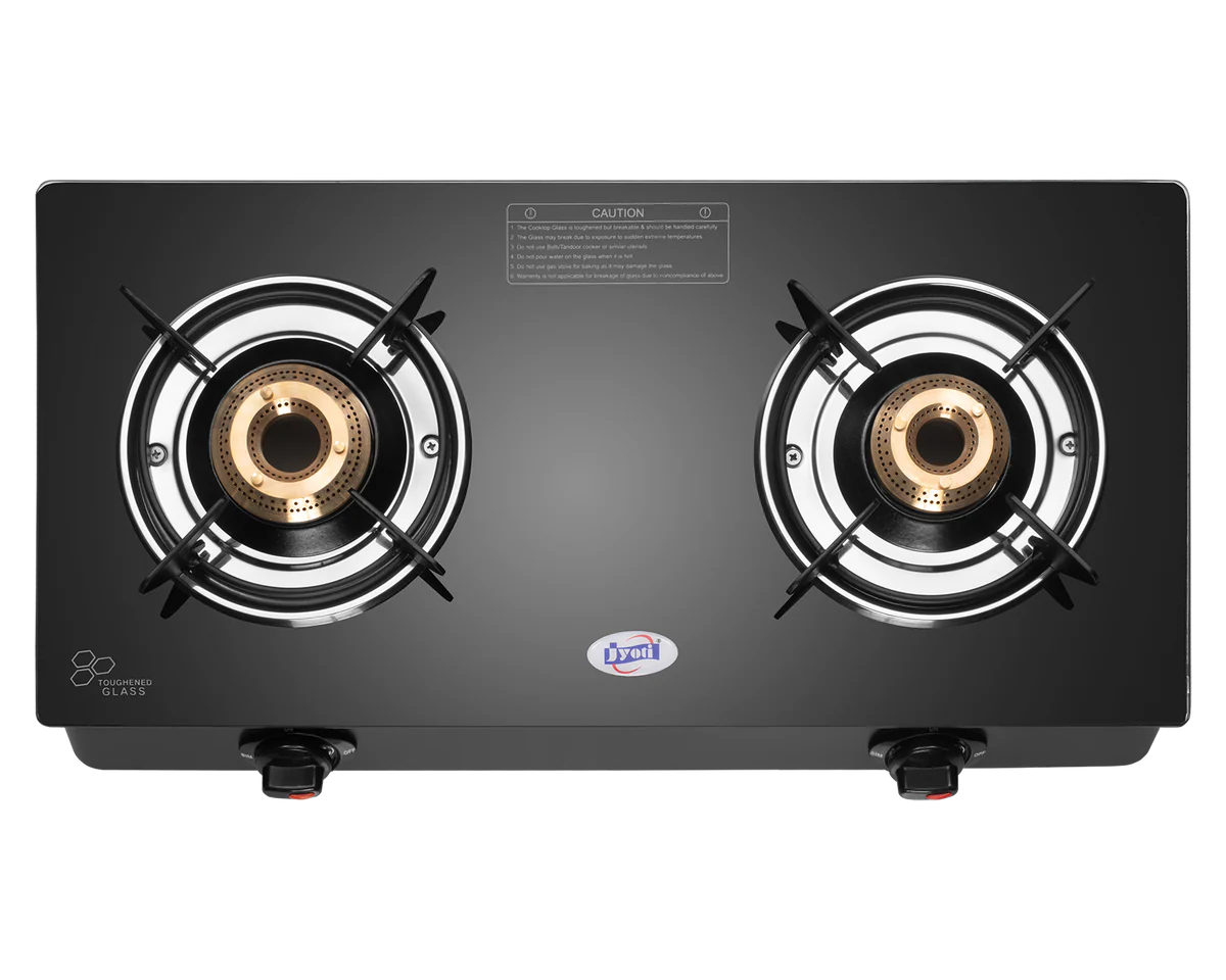 Jyoti 210 Black 2 Burner Gas Stove