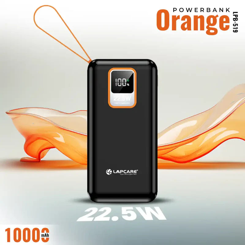 LAPCARE PB ORANGE-100000MAH-LPB-513-BLACK