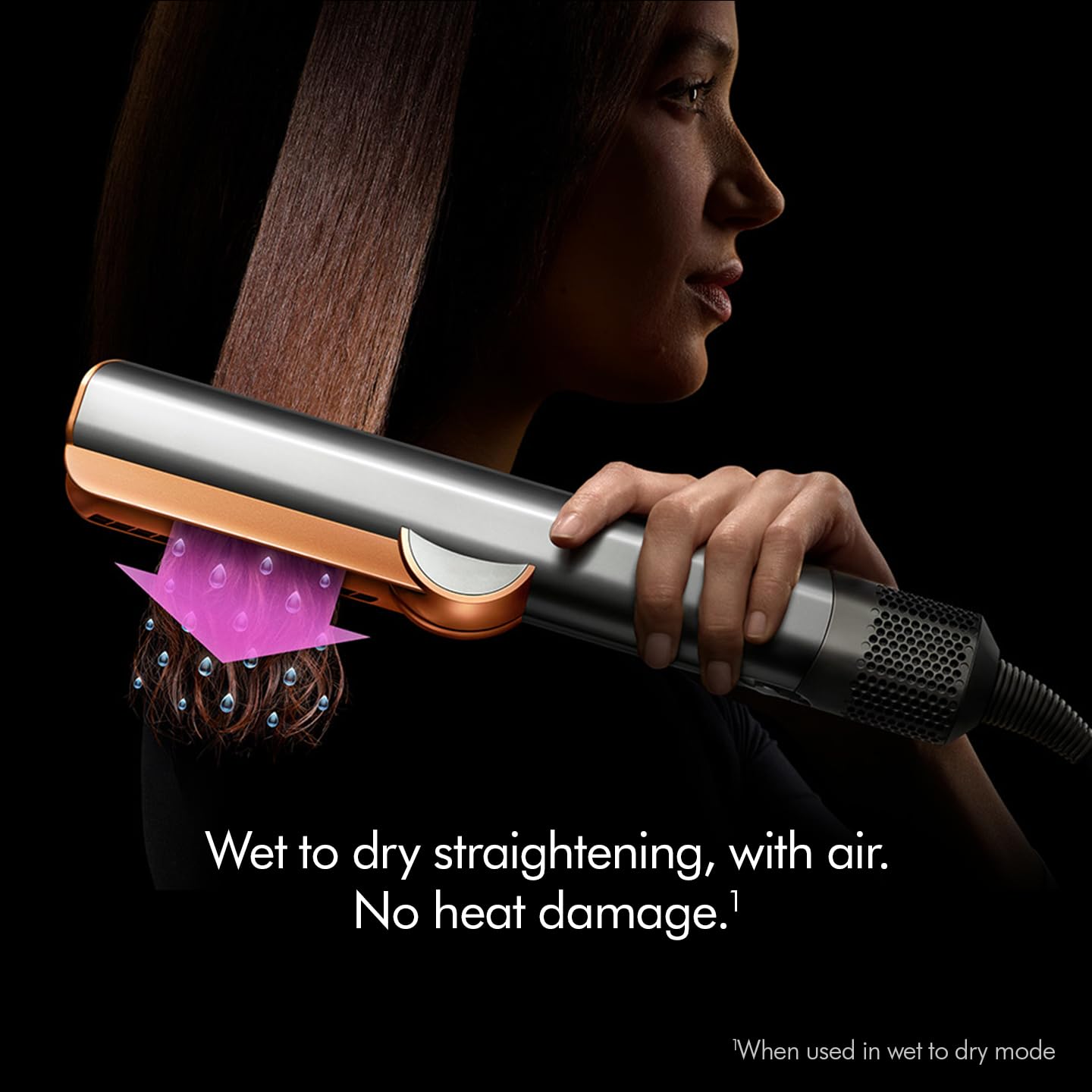 Dyson Airstrait™ straightener (Bright Nickel/Rich Copper)
