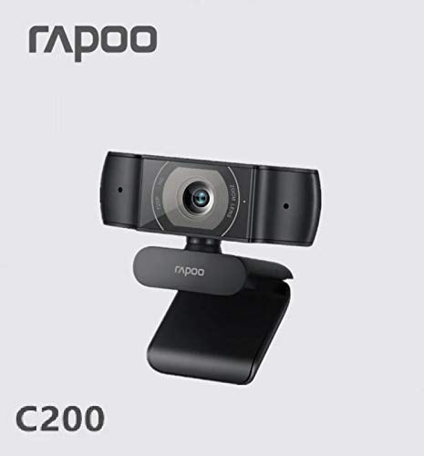 Rapoo C200 USB 720P HD Webcam with Dual Microphones