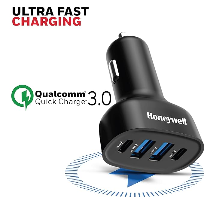 HC000065/CHG/CLA/BLK/PD/100WHoneywell Car Charger