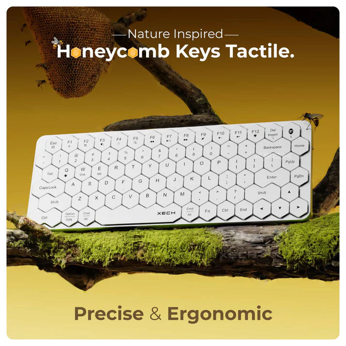 XECH Hive Honeycomb Wireless Keyboard