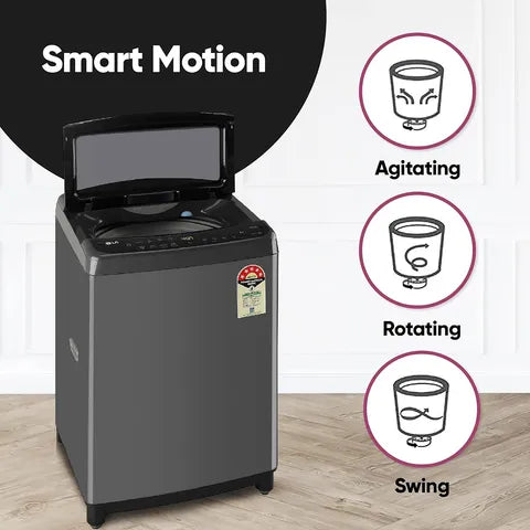 LG 11 kg with Wi-Fi Enabled Fully Automatic Top Load Washing Machine Black (THD11SWM)