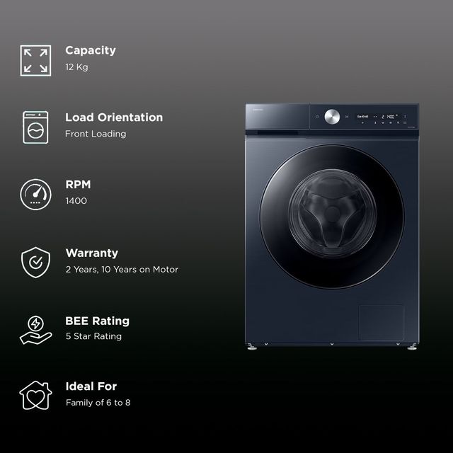 Samsung 12Kg Front Load Washing Machine