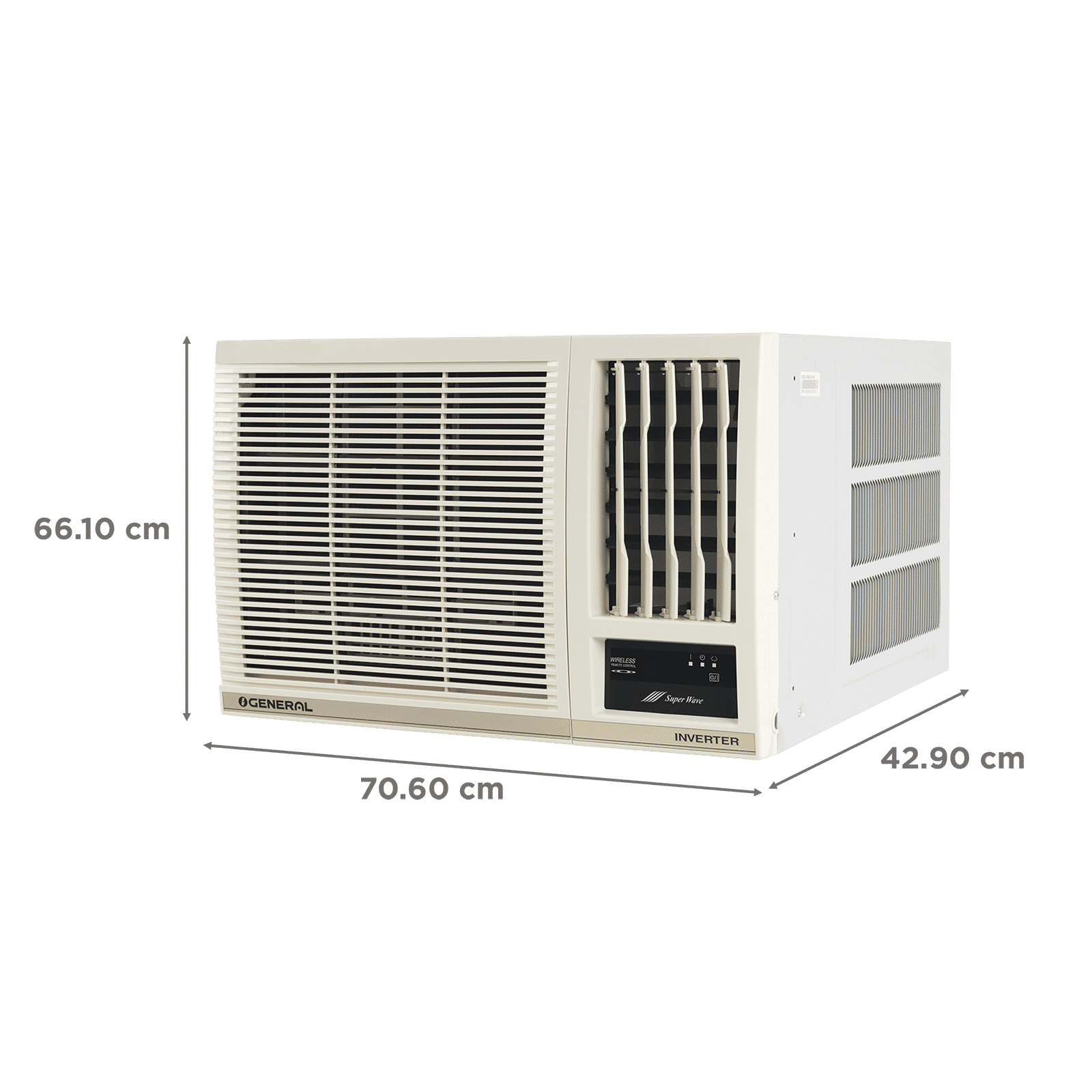 O GENERAL Hyper Tropical 1.2 Ton 4 Star Inverter Window AC