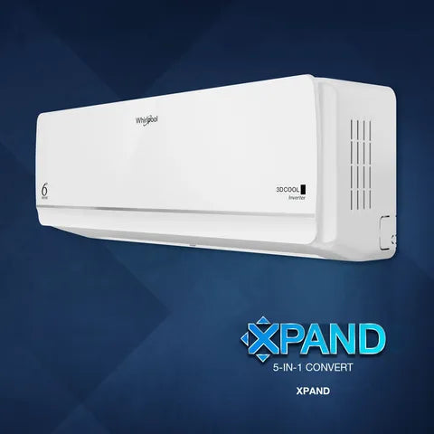 WHIRLPOOL 3DCool 1.5T 5 Star Inverter Split Air Conditioner - 2025 Model