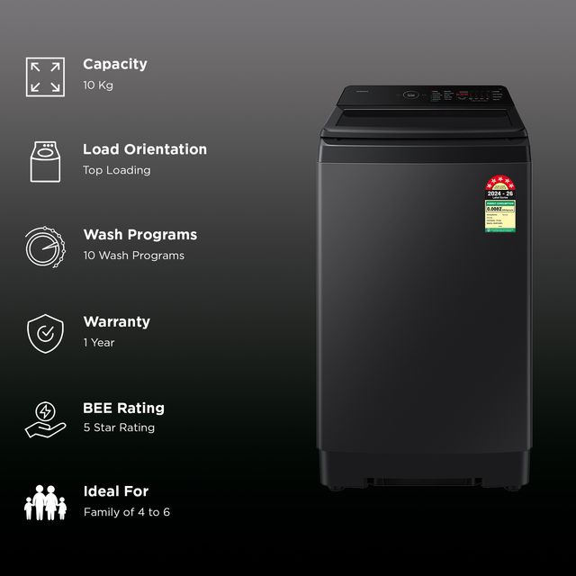 Samsung 10 Kg Top Load Washing Machine