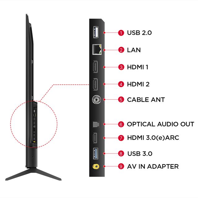 TCL TV T69D 75 Inch QLED TV
