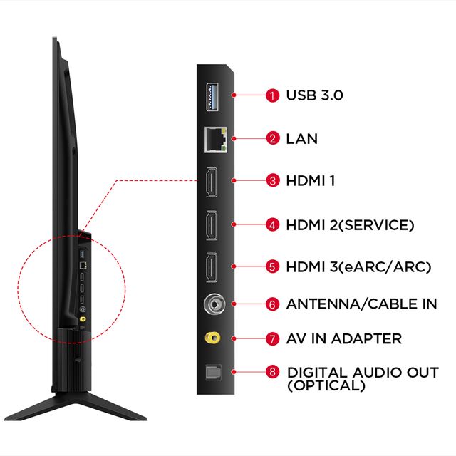 TCL TV T69D 65 Inch QLED TV