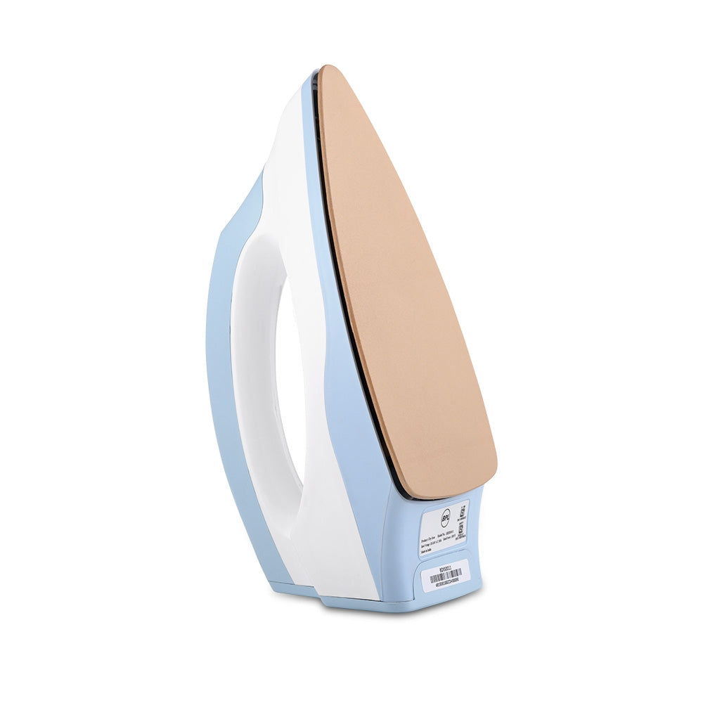 BPL BDIS0011 Dry Iron – 750W, Blue & White, Non-Stick Soleplate
