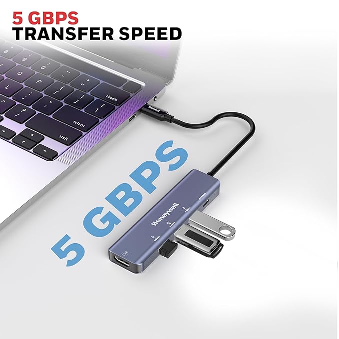 HC000023/LAP/CDK Honeywell 5-in-1 Type-C Docking Station