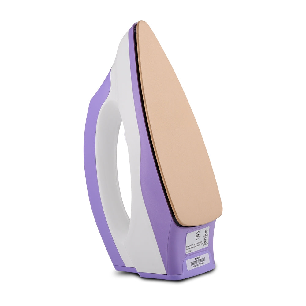 BPL BDIS0041 Dry Iron – 750W, Purple & White, Non-Stick Soleplate