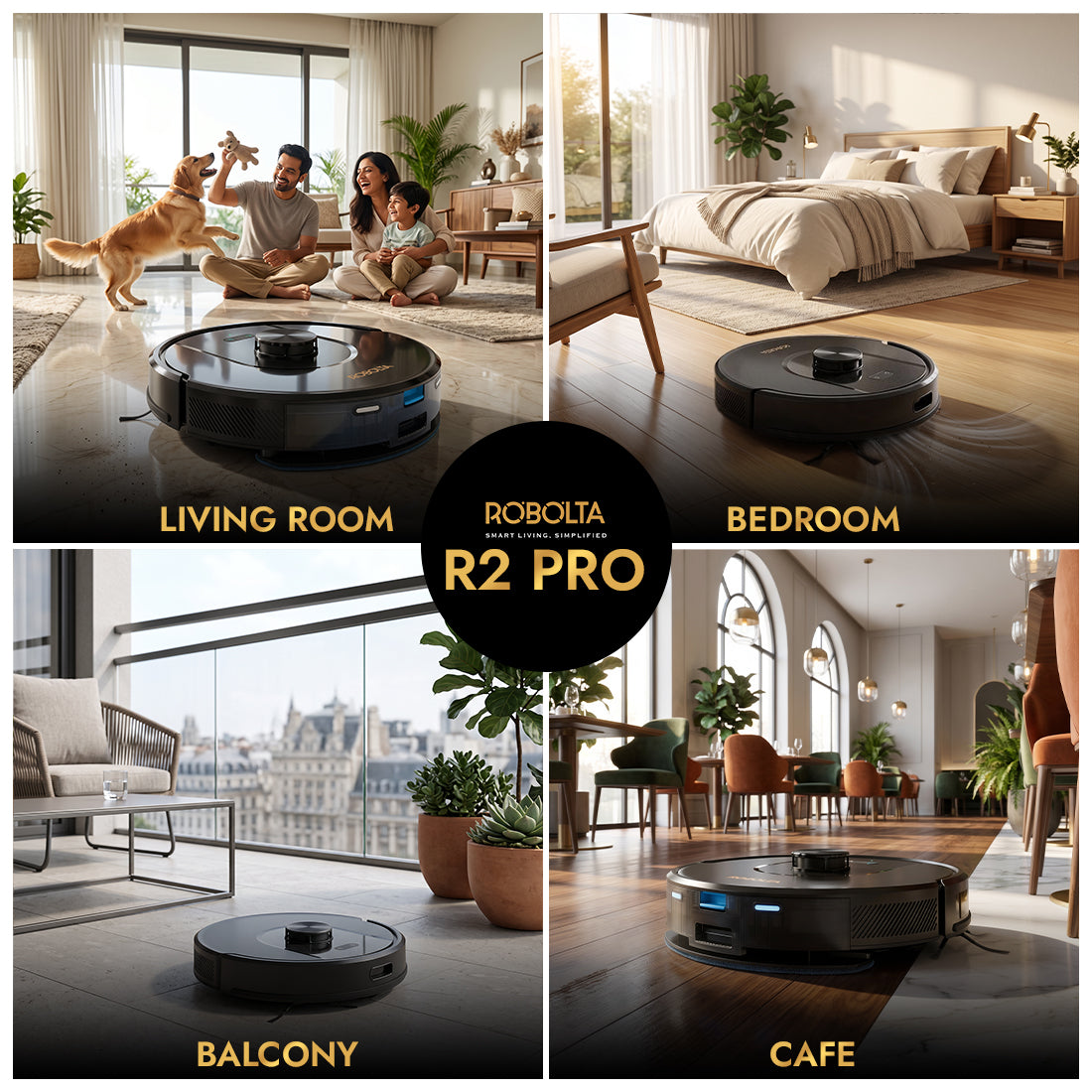 Robolta R2 Pro Robot Vacuum Cleaners