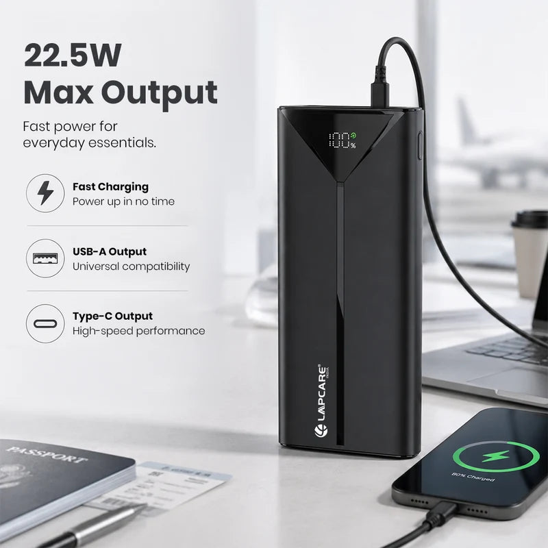 Lapcare Smart Tank Pro 10000mAh Power Bank