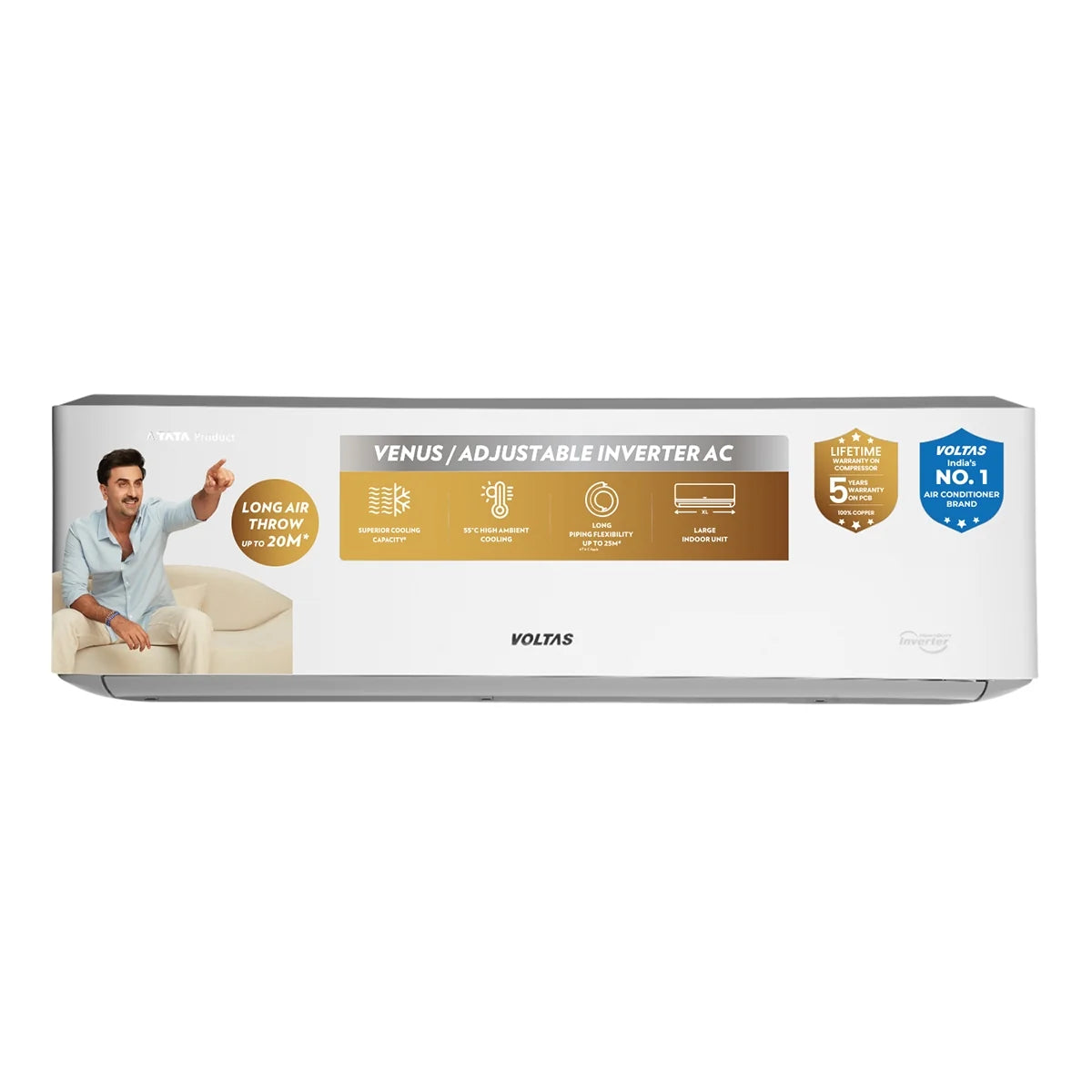 Voltas 2 Ton 3 Star Inverter Split AC – Venus Luxe