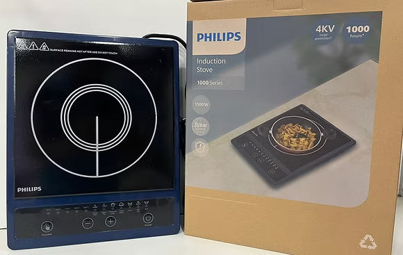 #Color_Blue Philips HD4944 1500W Induction Cooktop