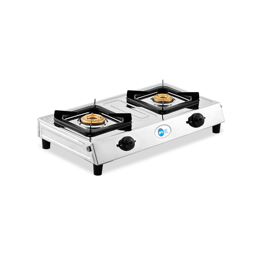 BPL BGSSSB2302B 2-Burner Stainless Steel Gas Stove