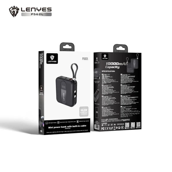 LENYES P562L 10000mAh Mini Power Bank